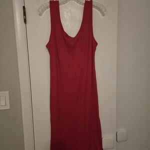 Red bodycon dress